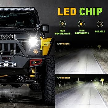 ジープ　ラングラーJL イカリング付きヘッドライト 1点在庫あり）イカリング付きLEDヘッドライト/Jeep Wrangler